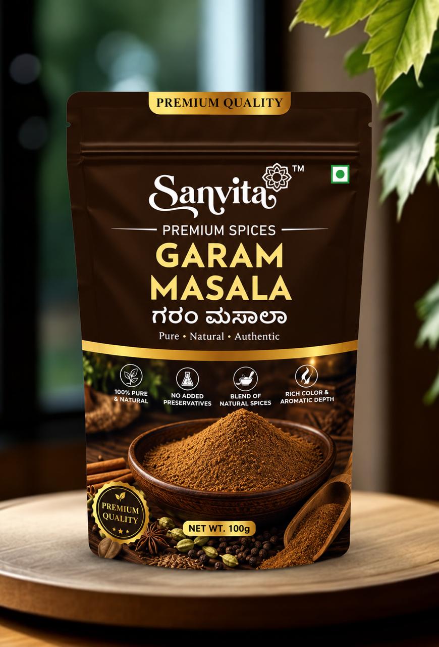 Sanvita Garam Masala retail pouch